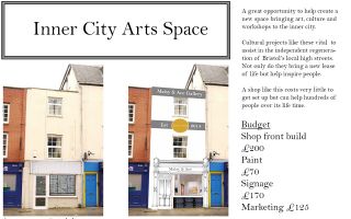 Inner city art space