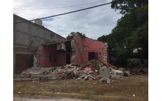 Reconstruction of homes in Oaxaca, Mexico 