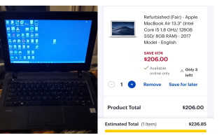 Replace laptop with macbook air