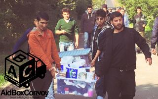 Aid Box Convoy - vital supplies to refugee camps in France