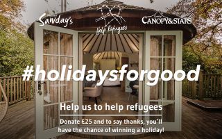 Help Refugees - #holidaysforgood - shelter campaign