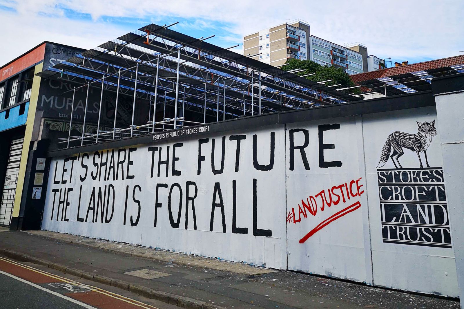 SCLT Mural wall - Land Justice
